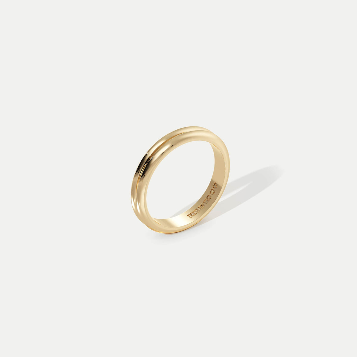 Knife Edge Bond (Narrow) Gold