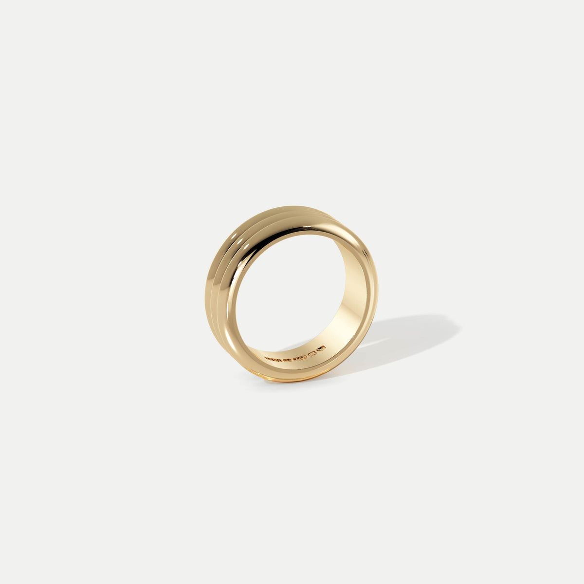 Knife Edge Bond (Wide) Gold