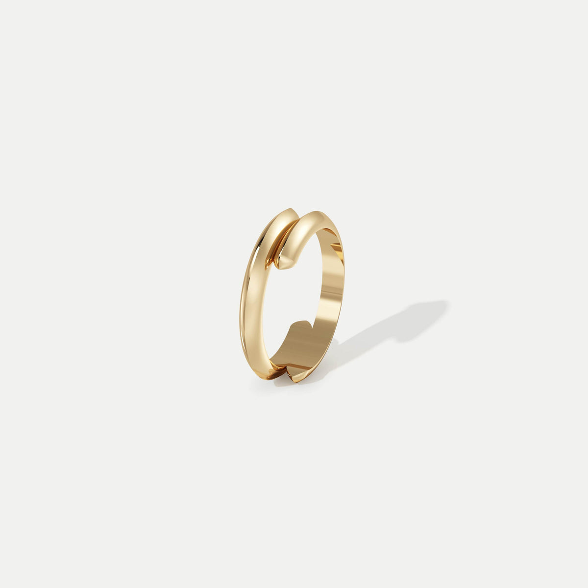 Coupled Knife Edge (Narrow) Gold