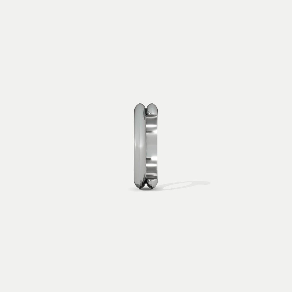 Coupled Knife Edge (Narrow) Platinum