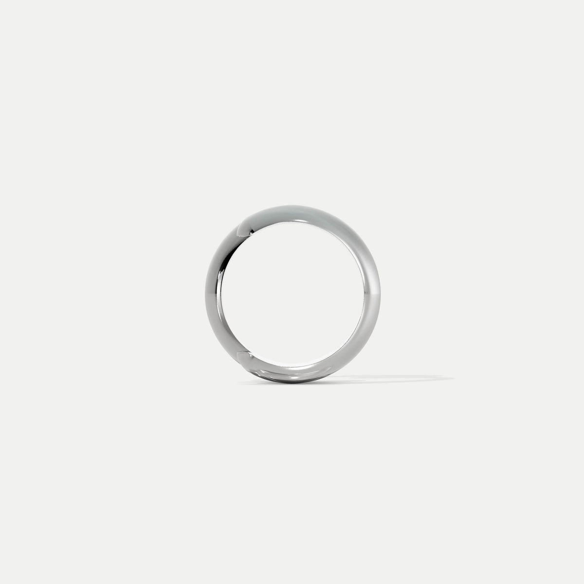 Coupled Knife Edge (Wide) Platinum