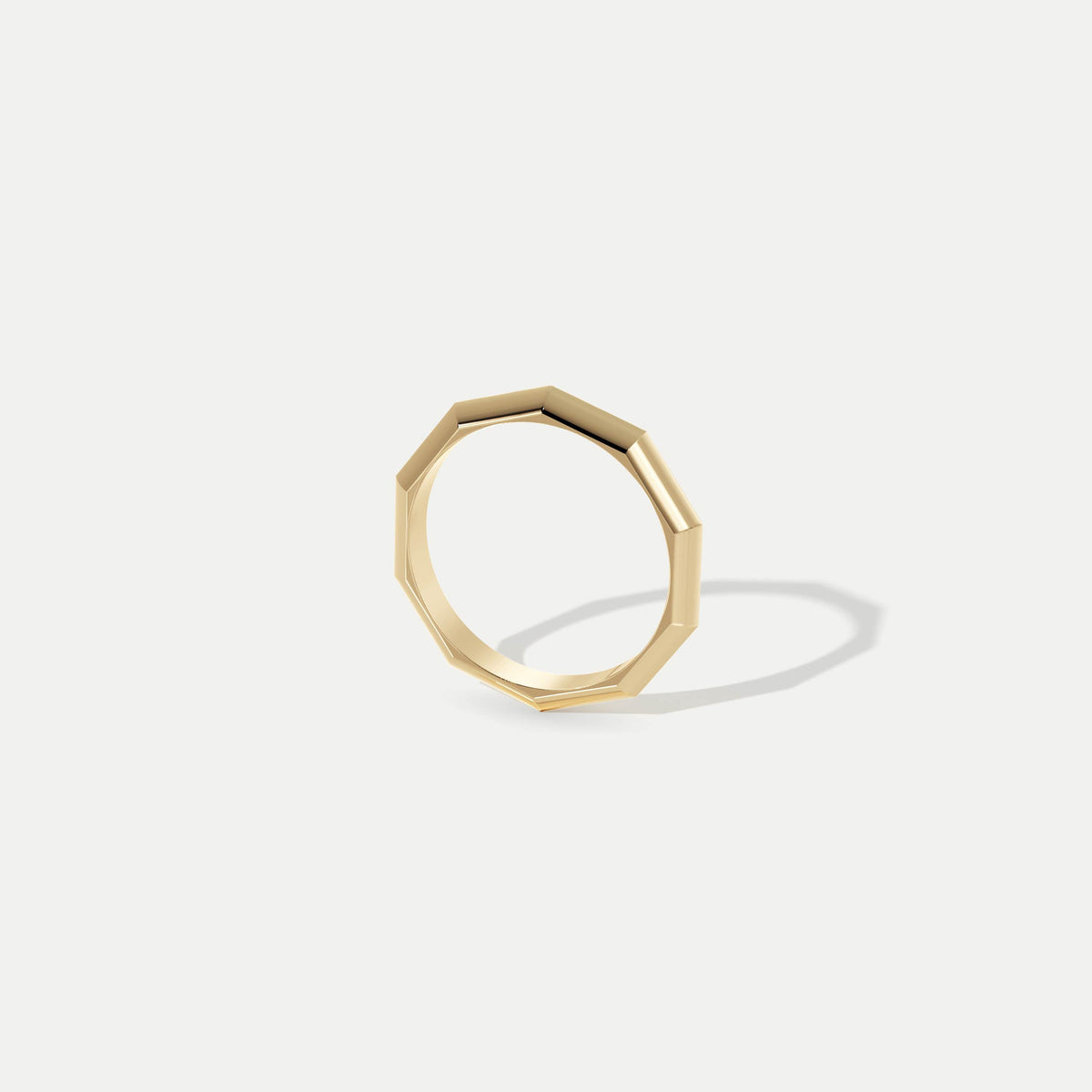 Facet Knife Edge (Narrow) Gold