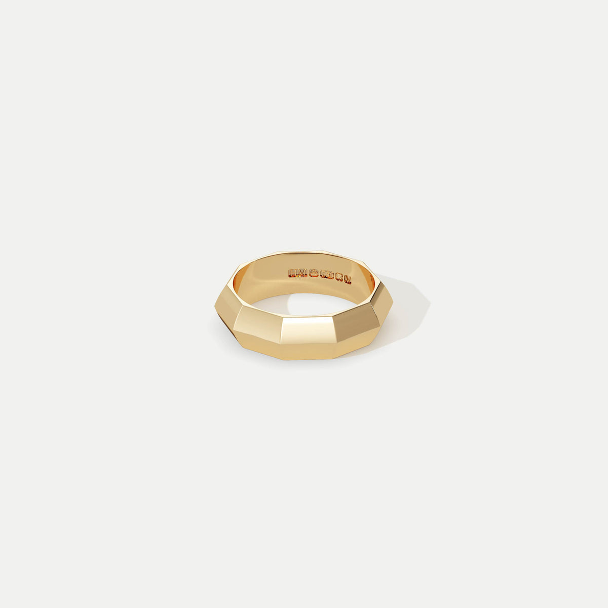 Facet Knife Edge (Wide) Gold