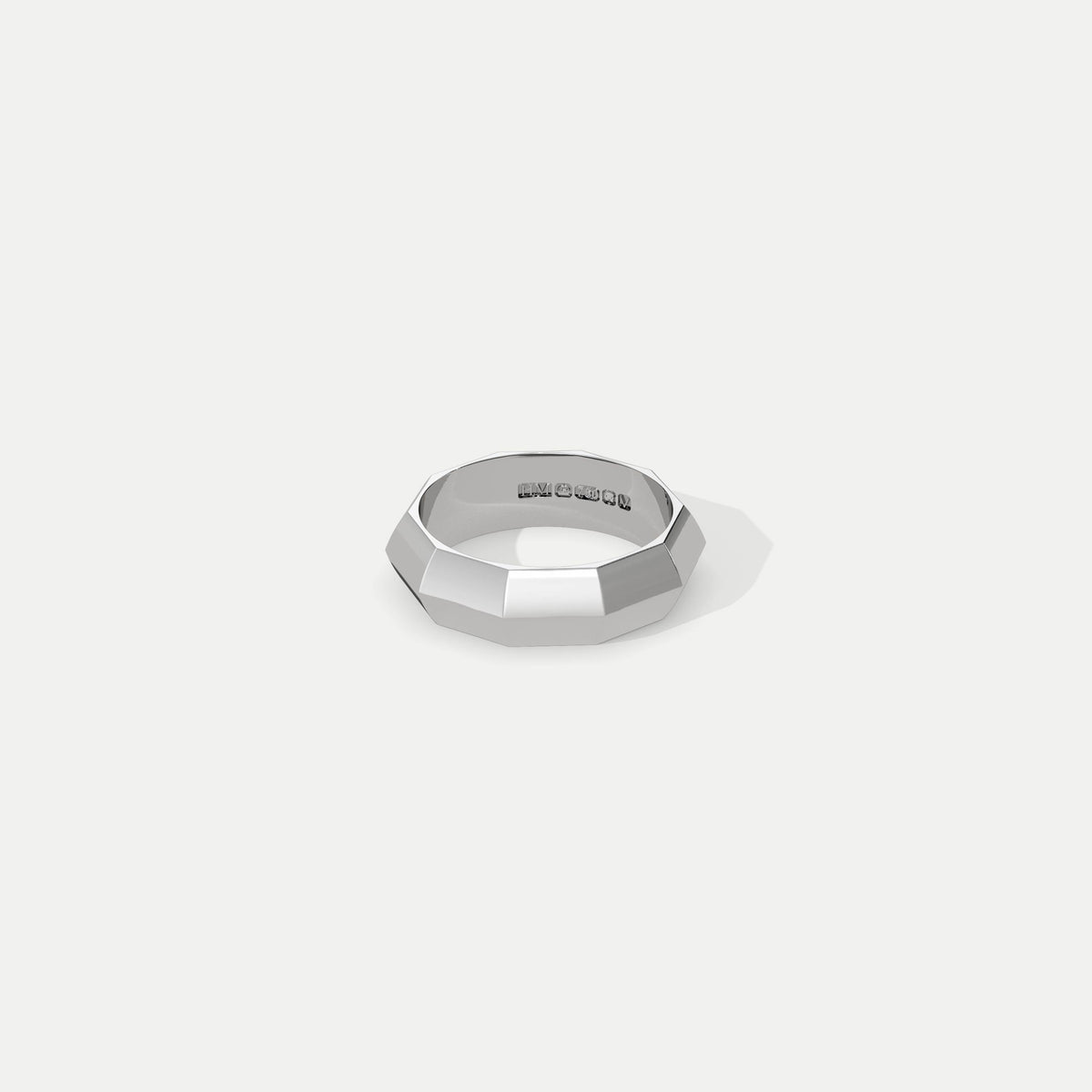 Facet Knife Edge (Wide) Platinum