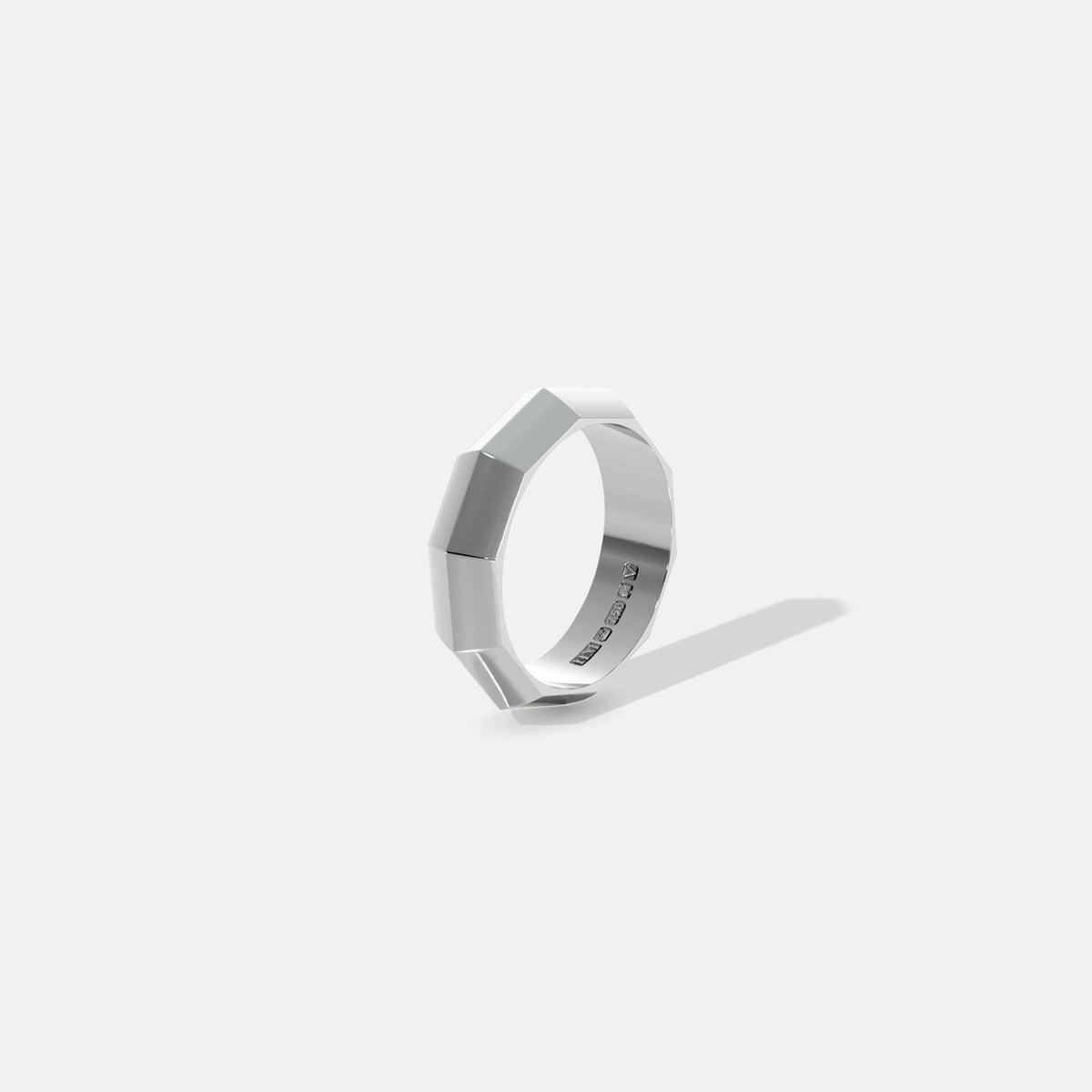 Facet Knife Edge (Wide) Platinum