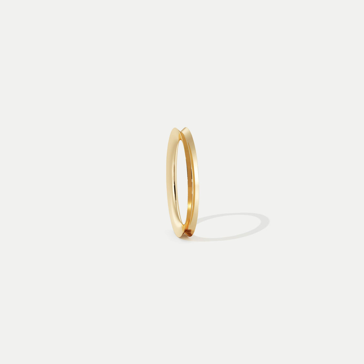 Inverted Knife Edge (Narrow) Gold