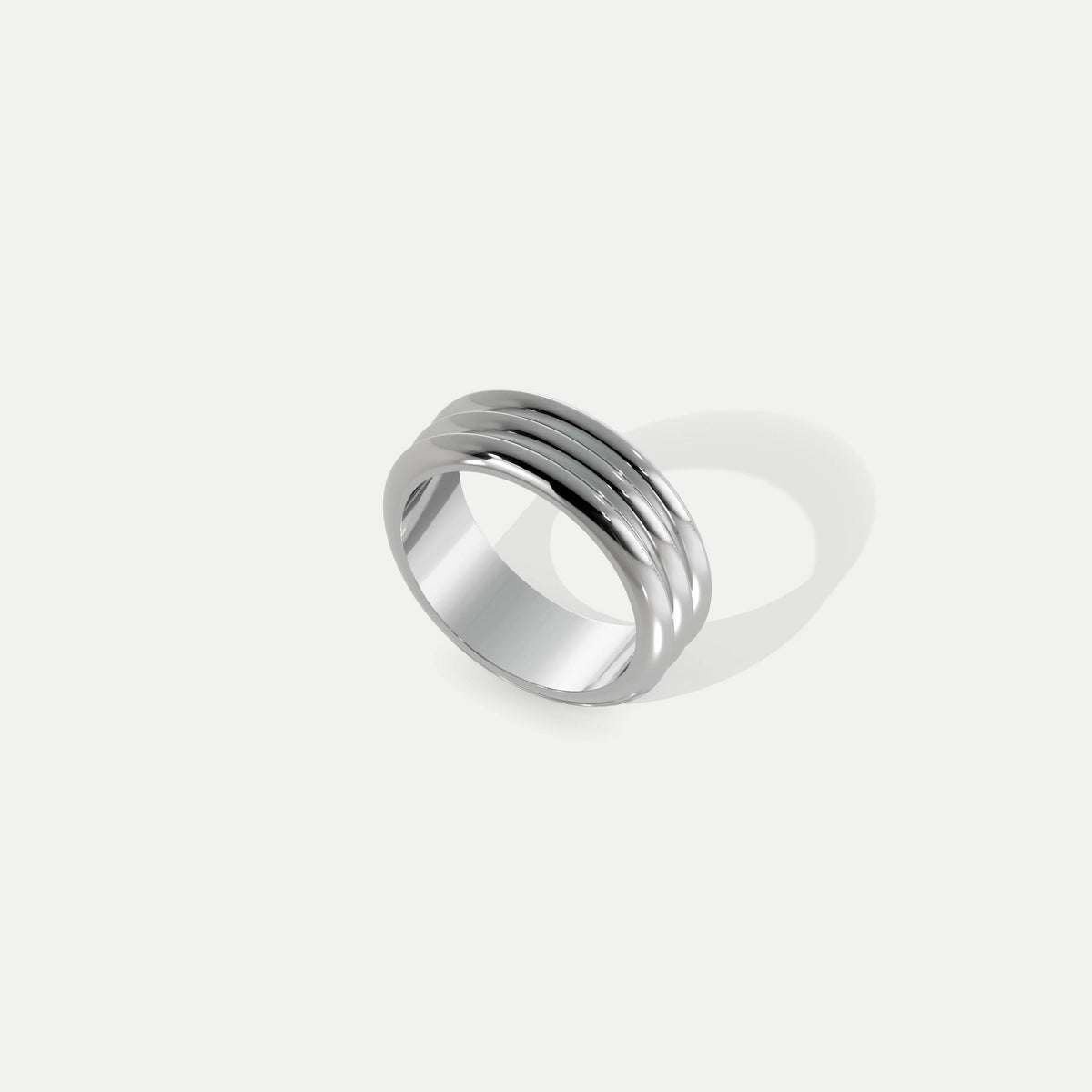 Knife Edge Bond (Wide) Platinum