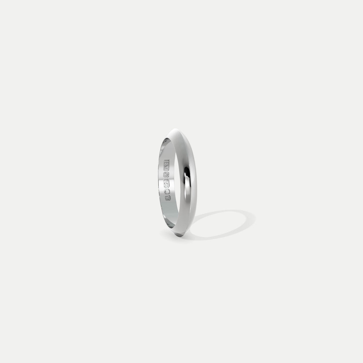Outer Knife Edge (Narrow) Platinum