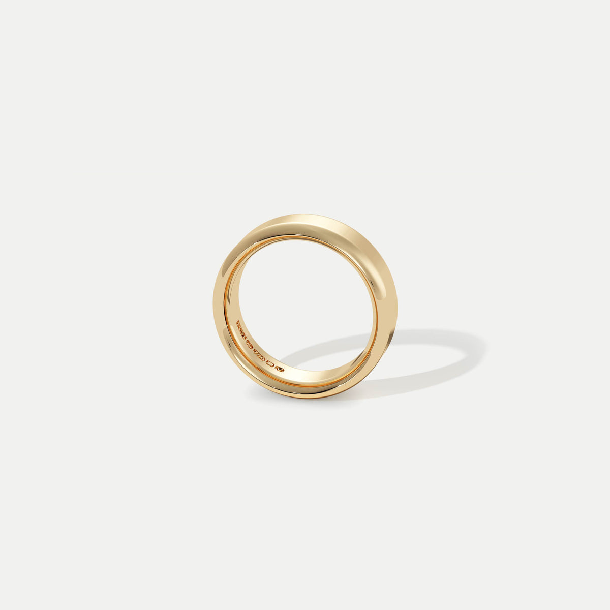 Side Knife Edge (Wide) Gold