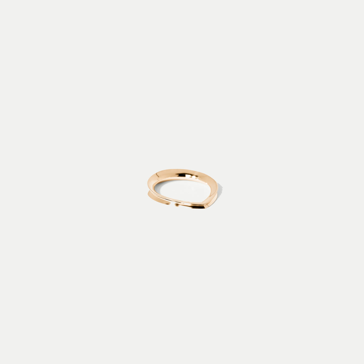Arc Stackable Yellow Gold Ring