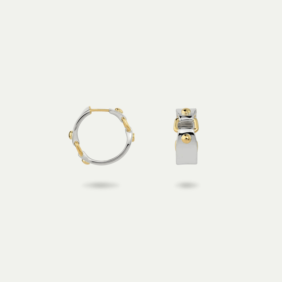Fluid Strap Two-Tone Hoop