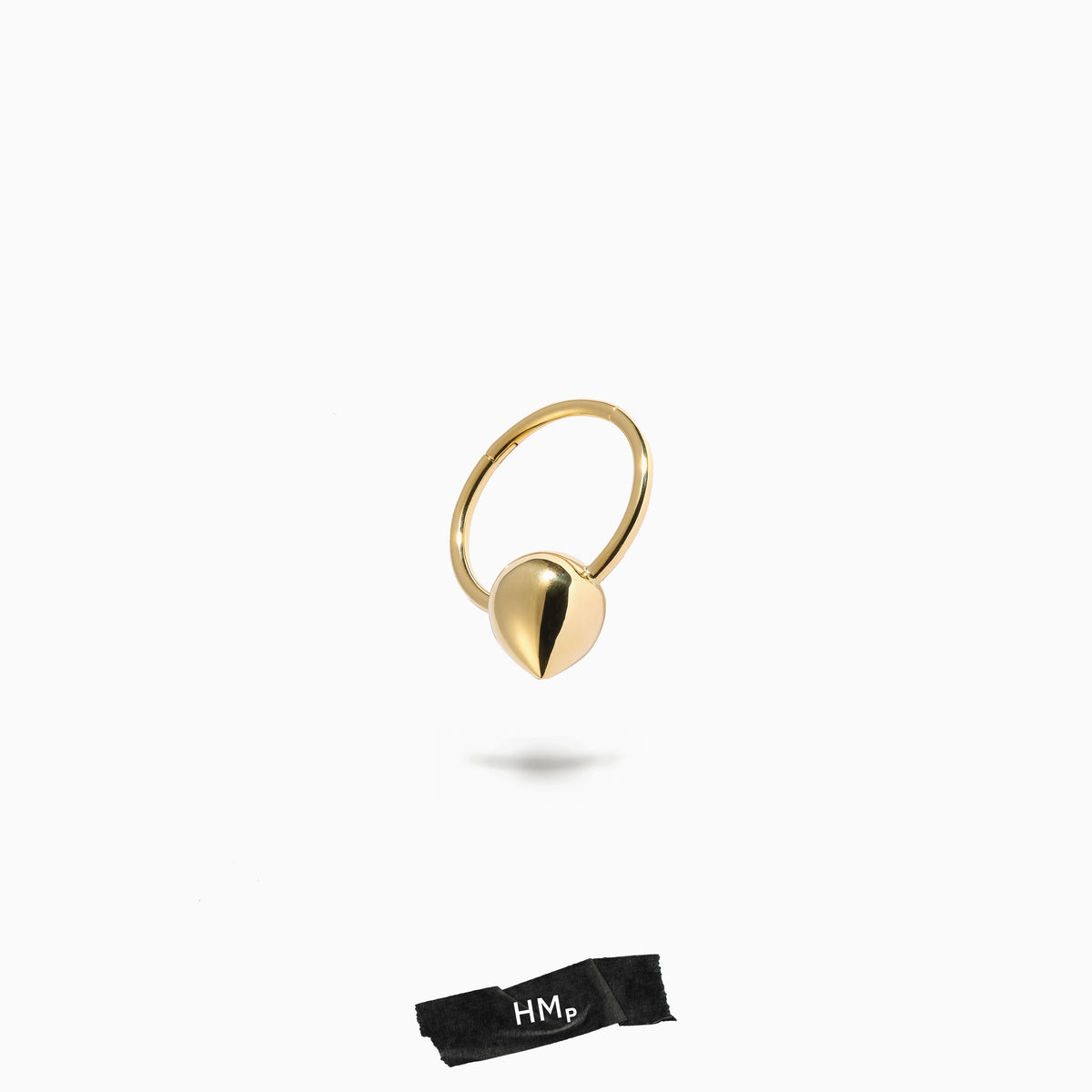 Teardrop ‘Captive’ Ring Yellow