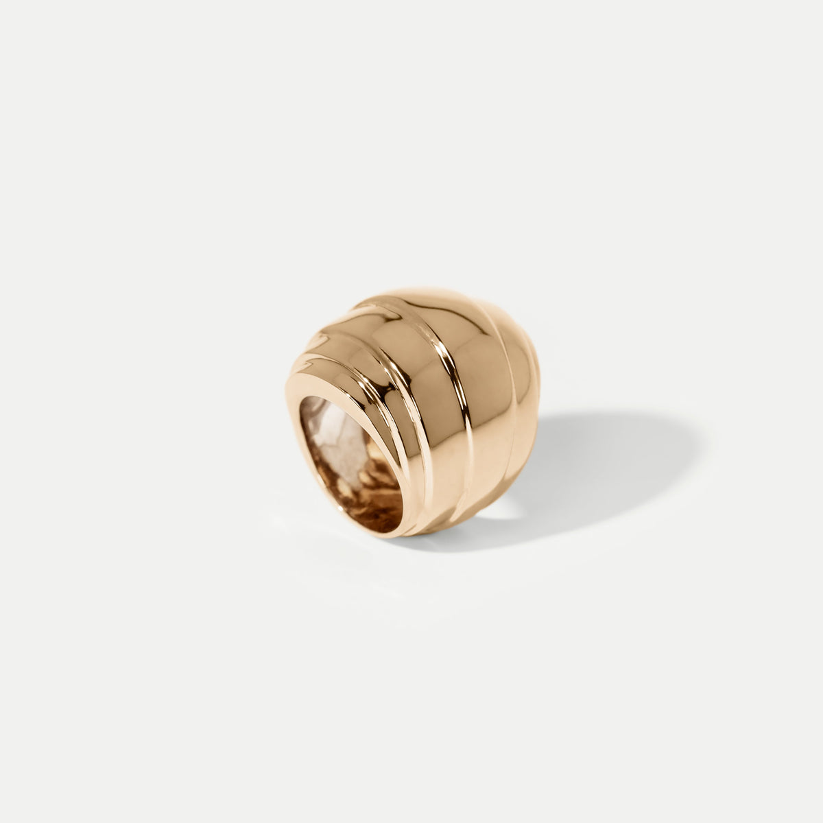 Orbit Super Size Yellow Gold Ring