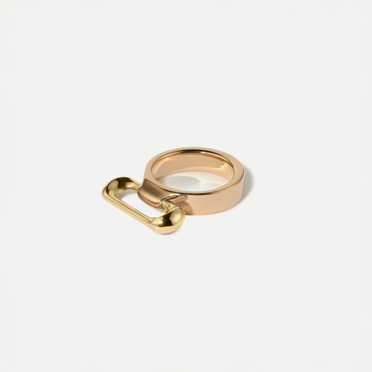 Pierced Ring Rose & Yellow