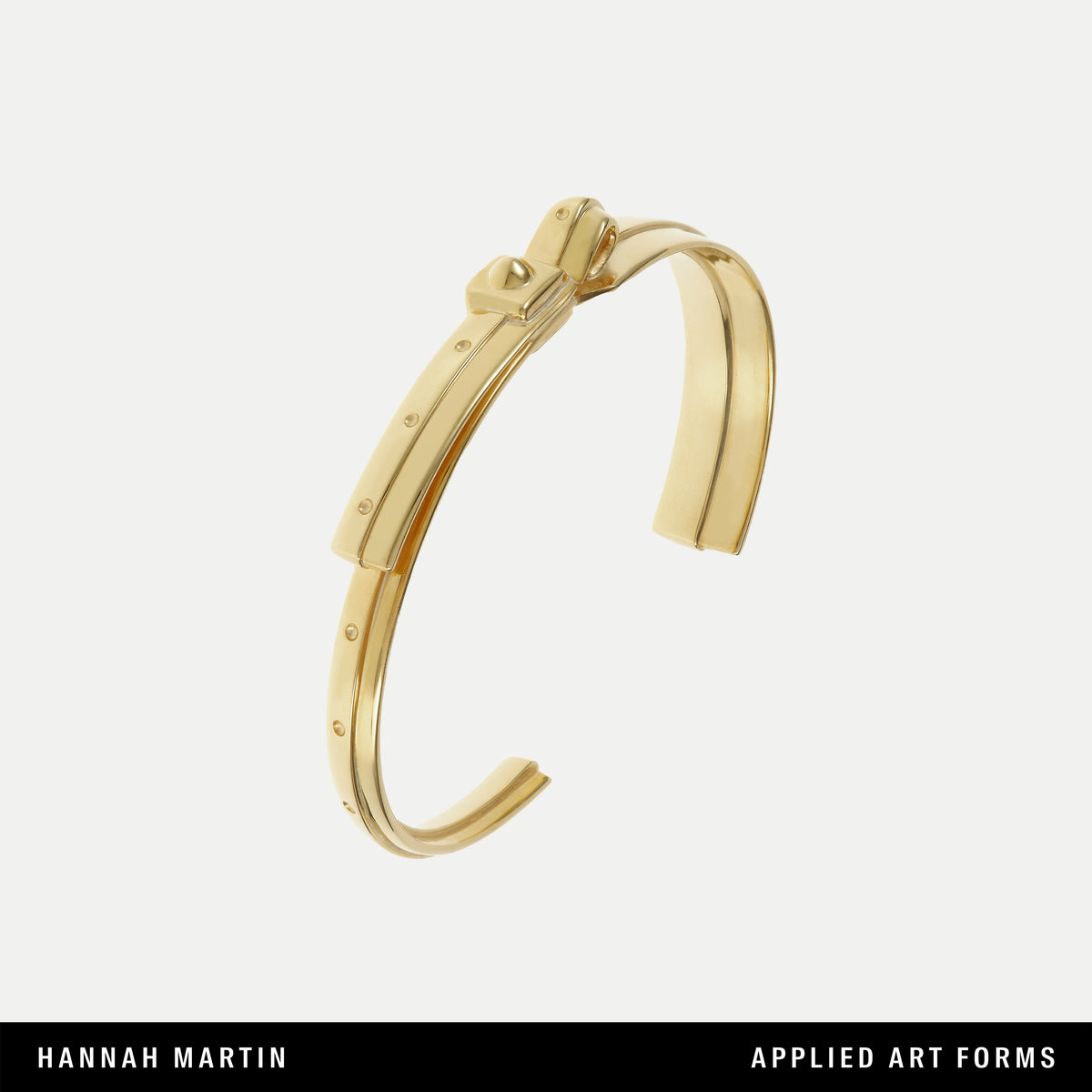 Razor Wristband Narrow Gold