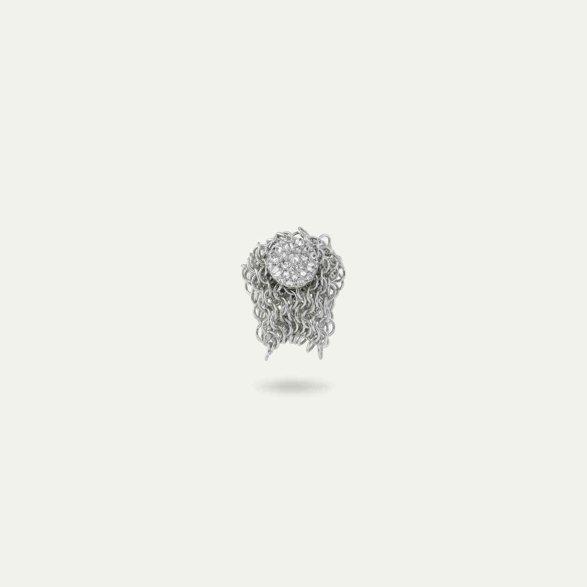 Strapped Earring Studded (Short)