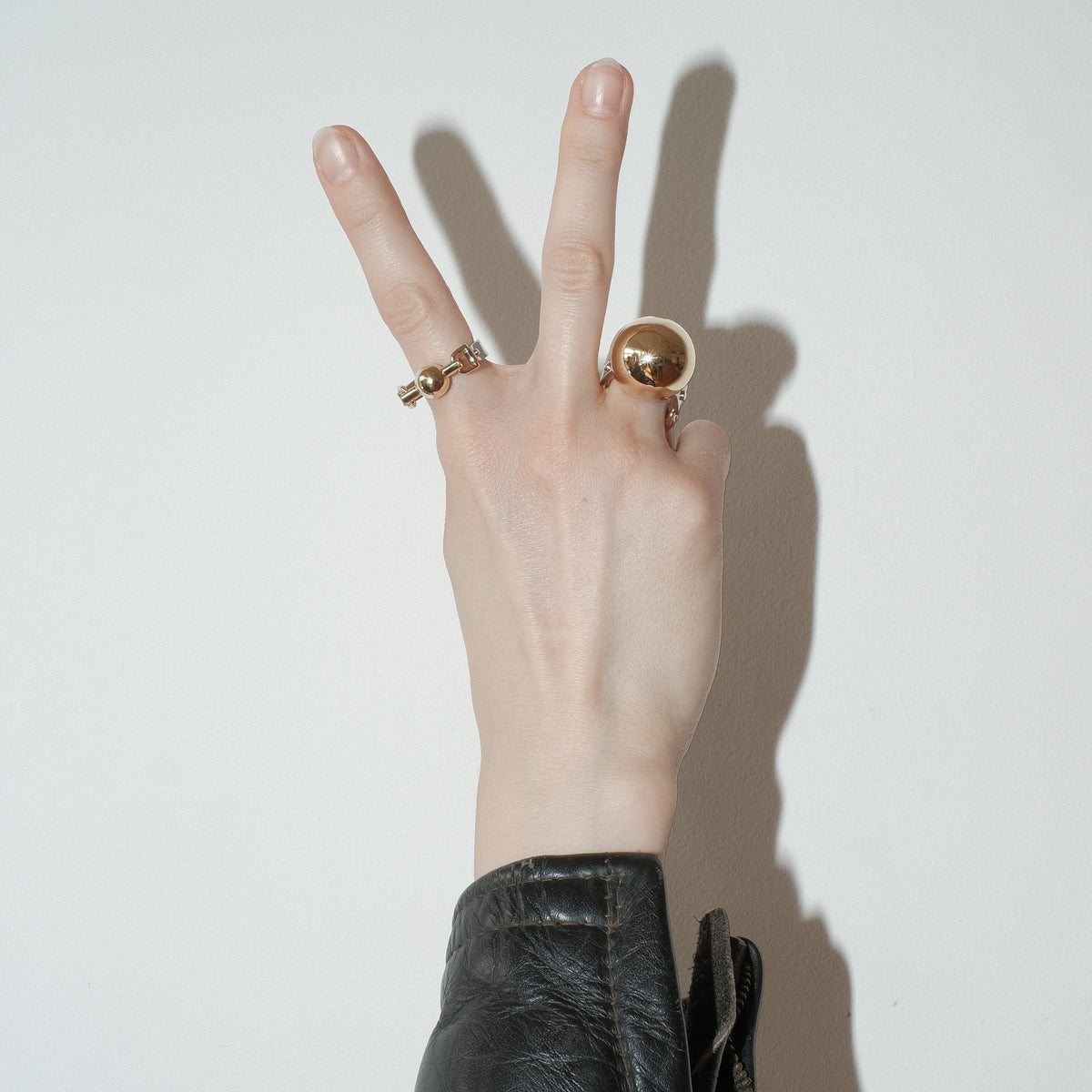 Strapped Orb Ring