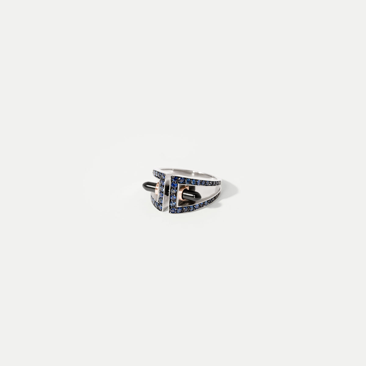 Unknown Pleasures Sculptural Gold Ring