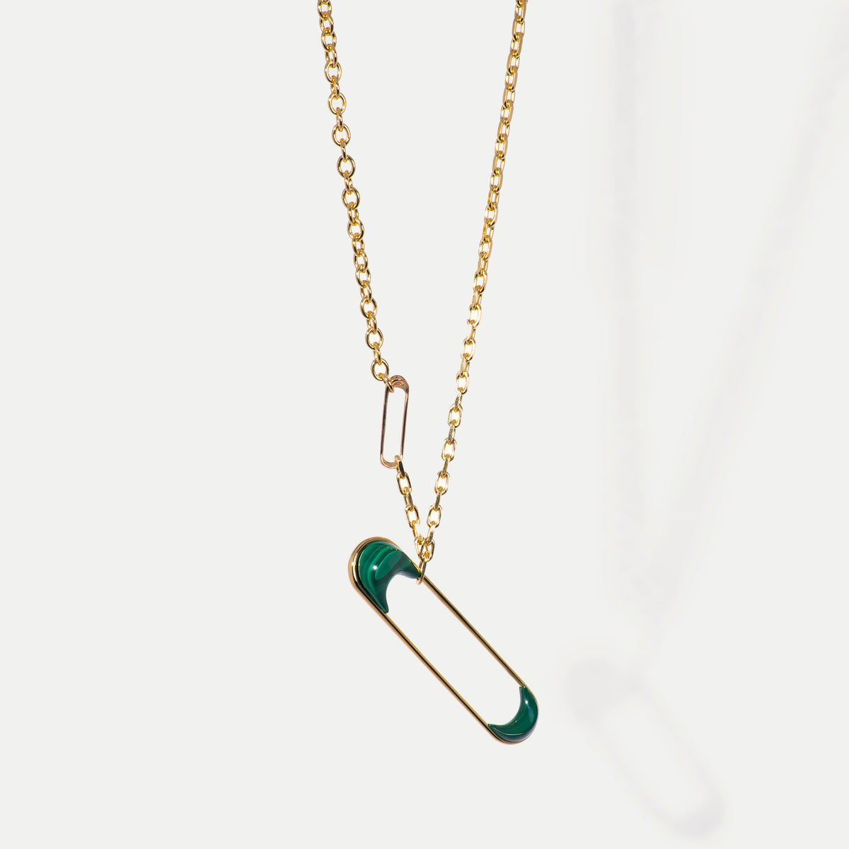 Giant Punk Pin Stone Necklace