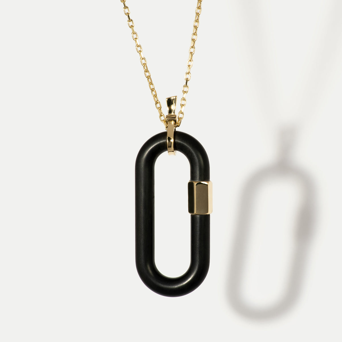 Giant Warrior Chain Ebony Necklace