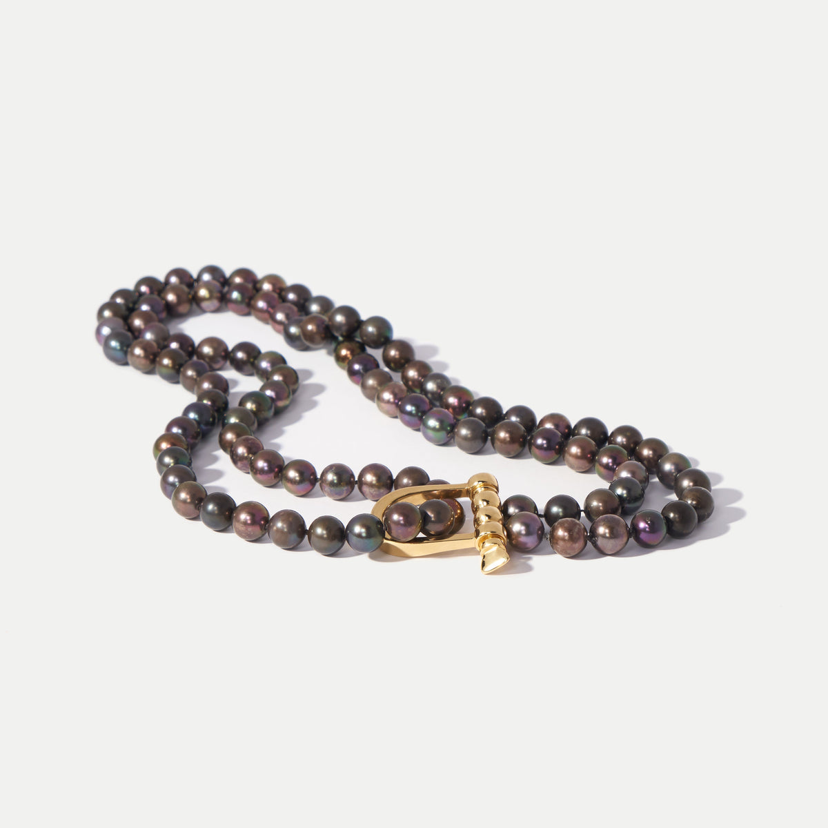 Double Pearl Shackle Choker