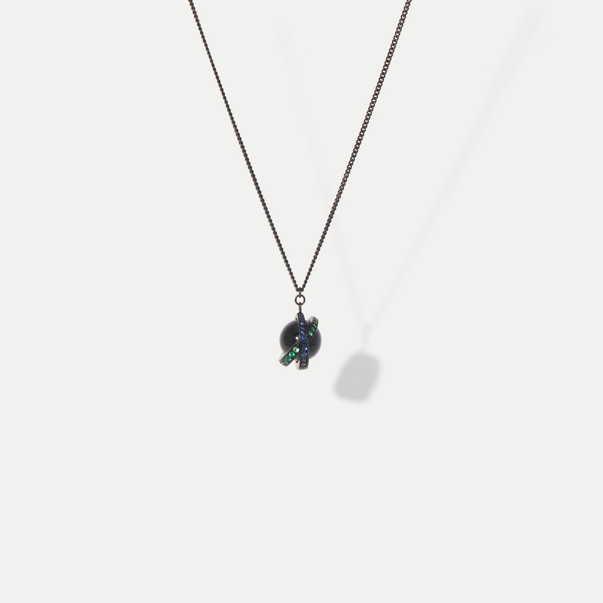 Onyx Pendant Pavé
