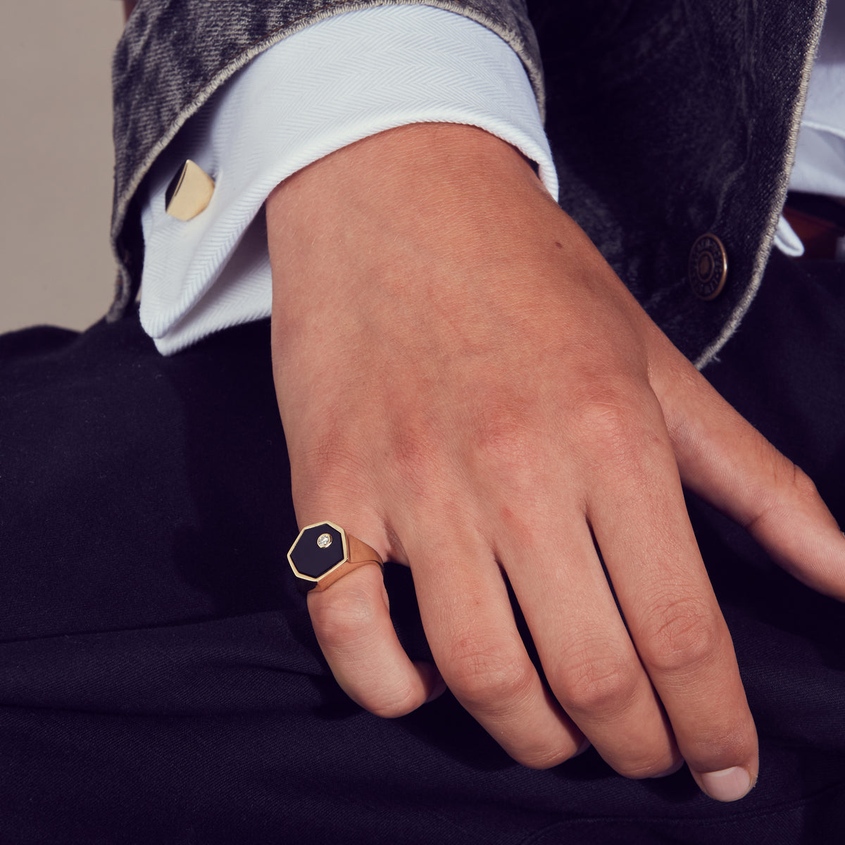 Spur Cufflinks Pavé