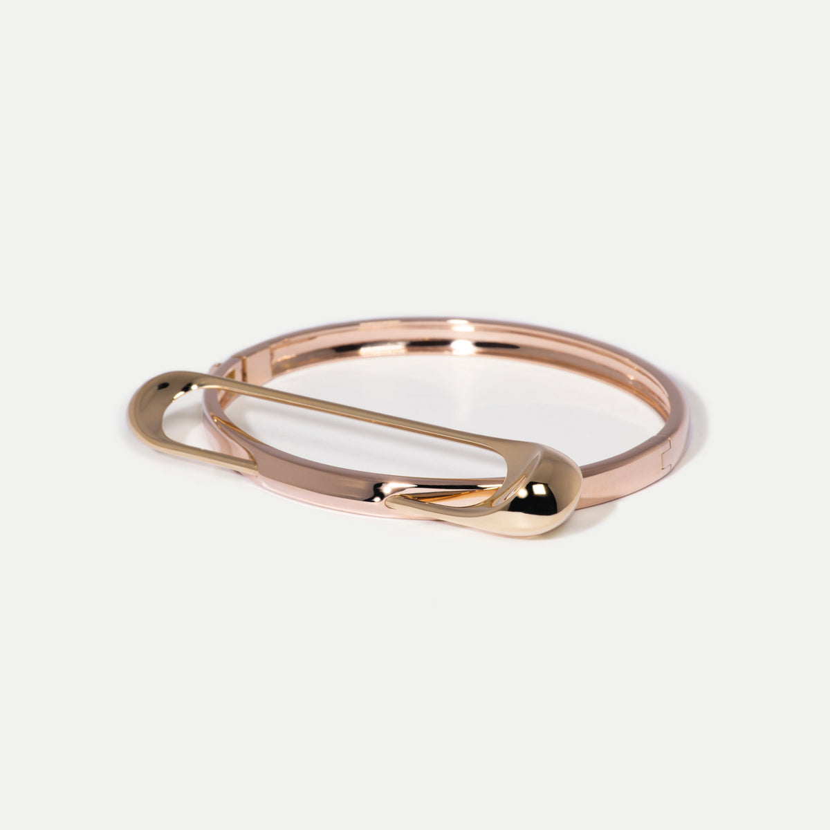 Pierced Bangle Rose & Yellow