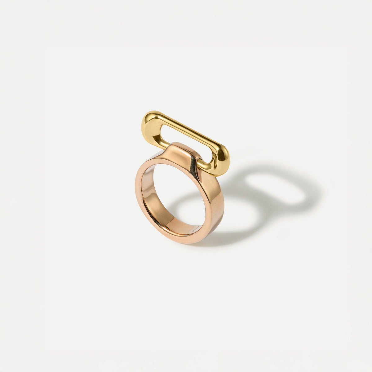 Pierced Ring Rose & Yellow