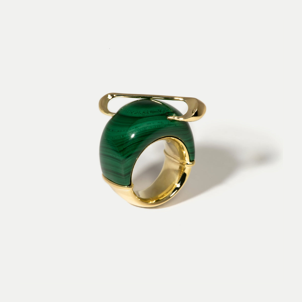 Pierced Stone Ring