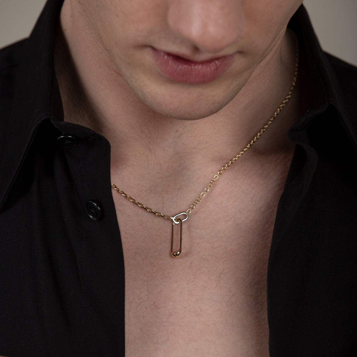 Punk Pin Necklace