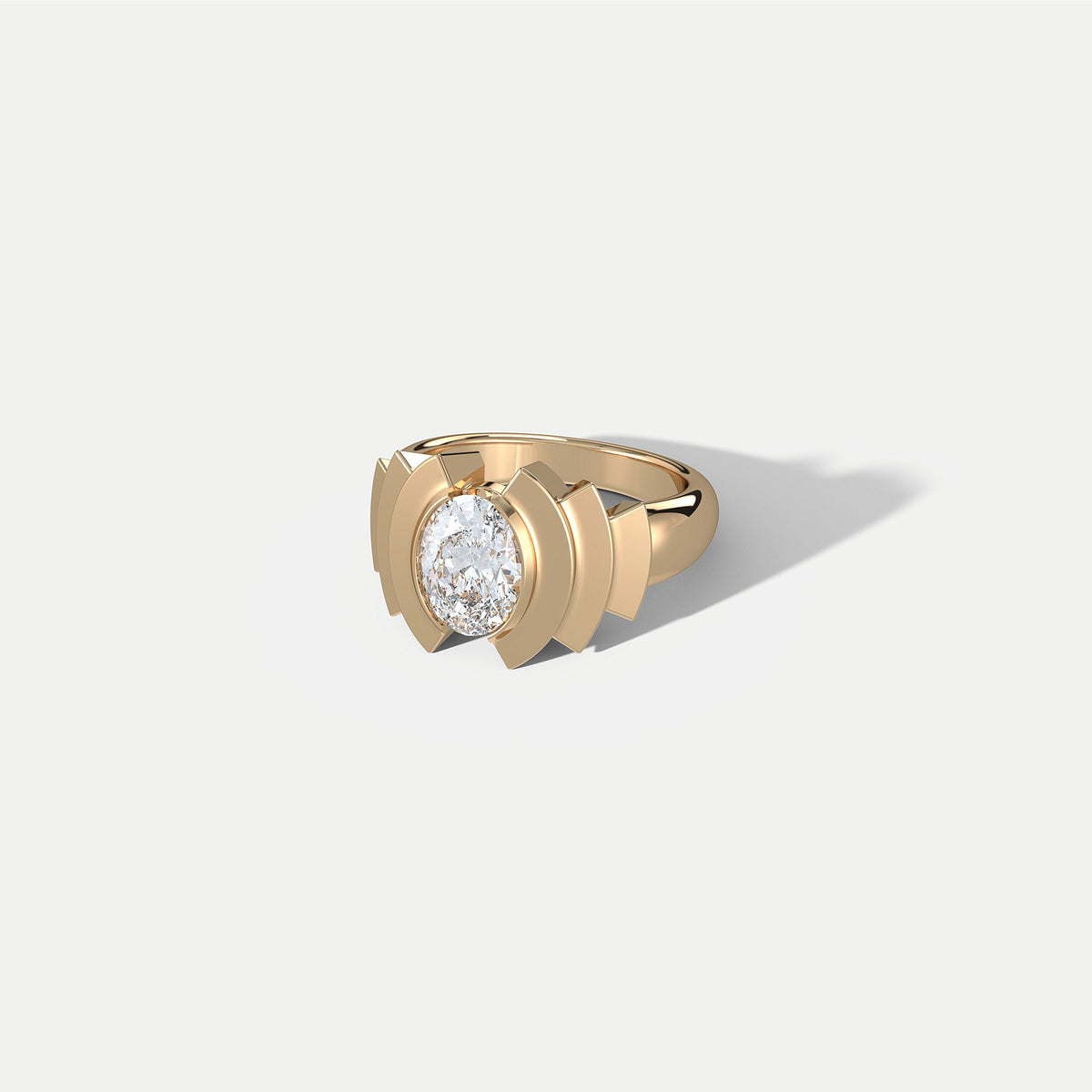 The Beat (Oval) Gold