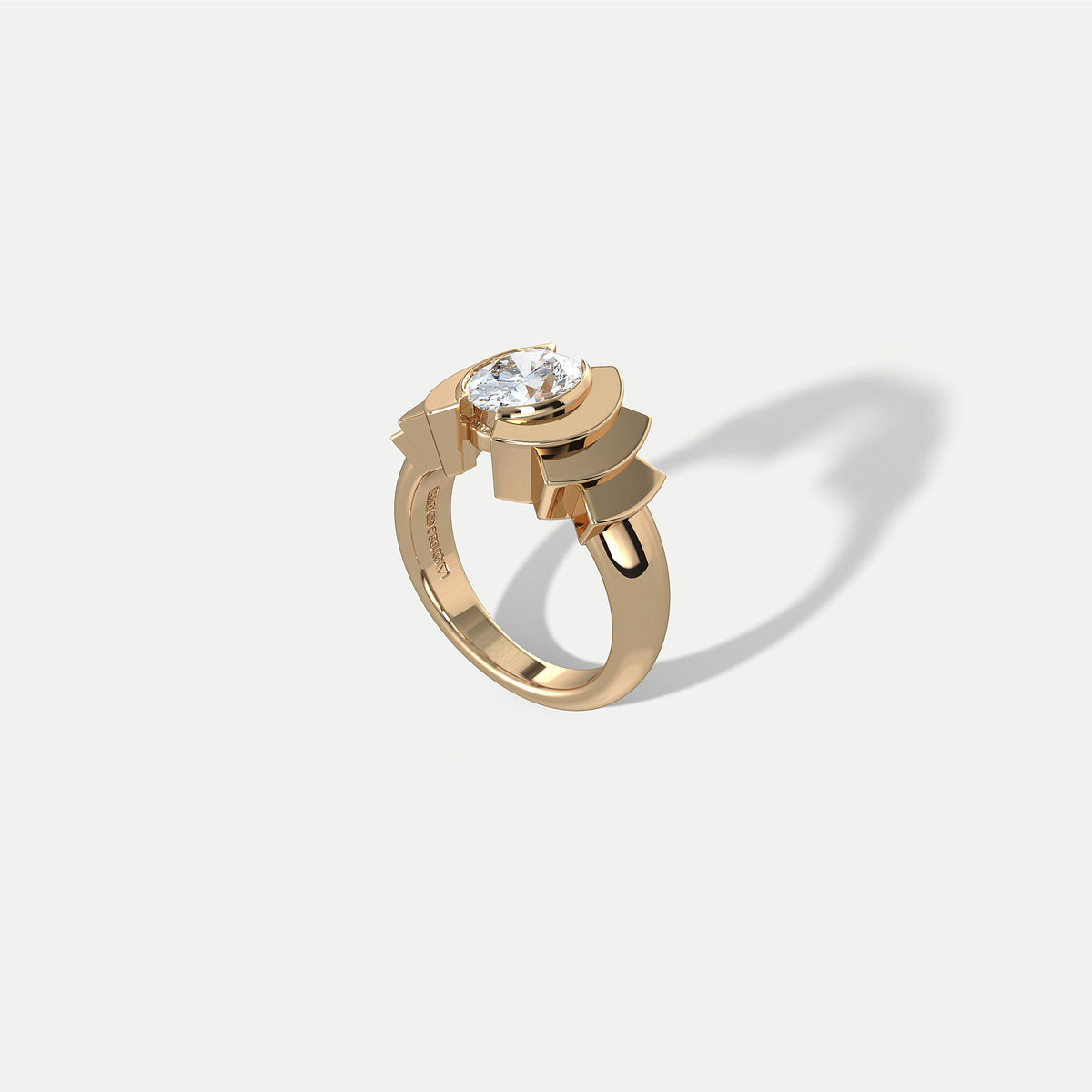 The Beat (Oval) Gold