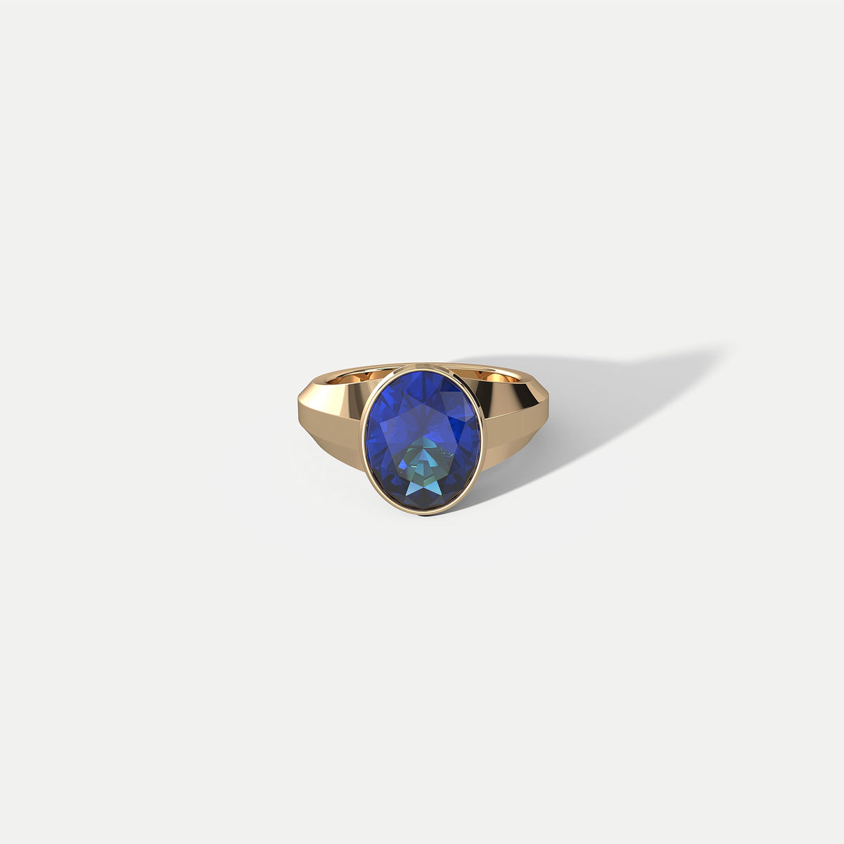 The Pact (Oval) Gold & Sapphire
