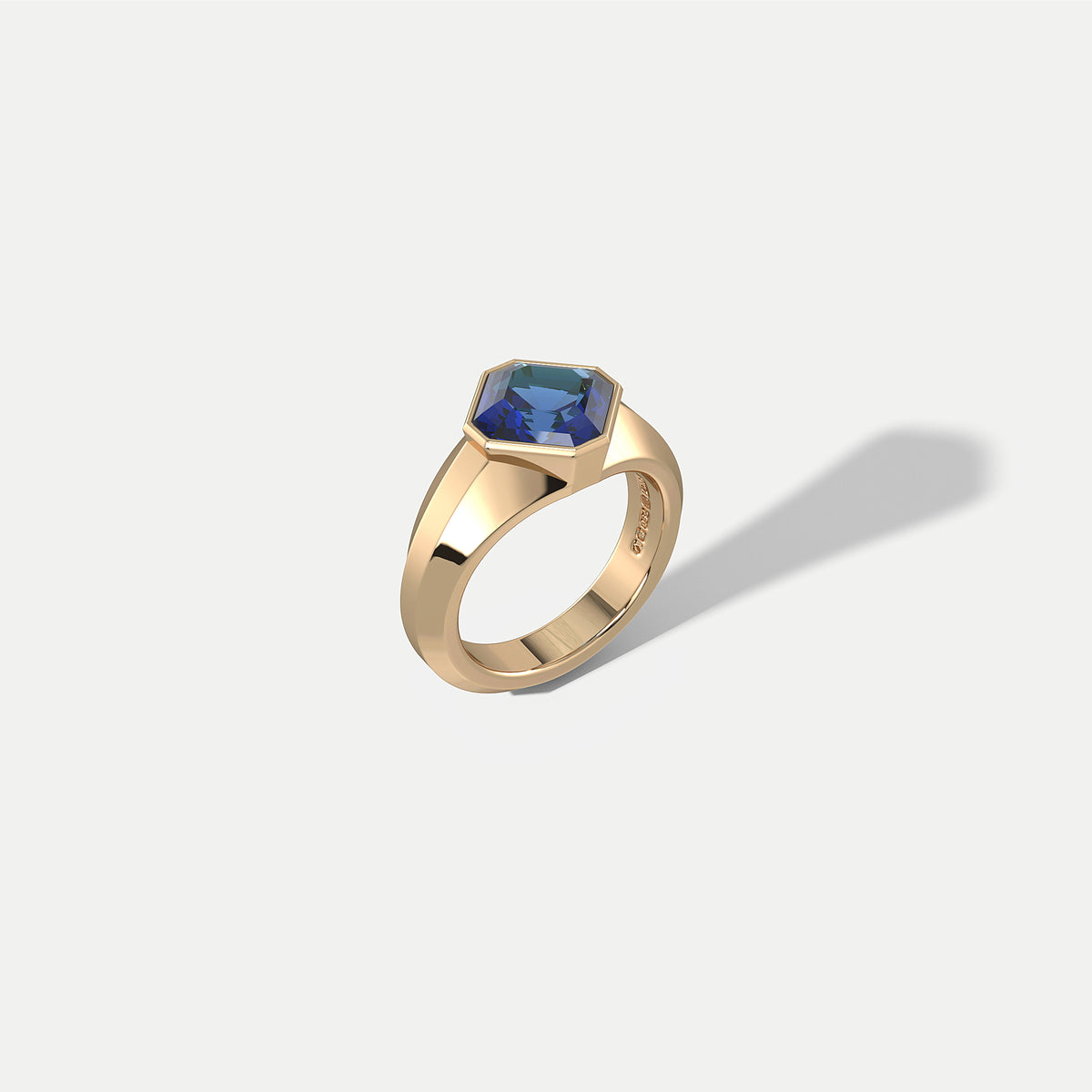 The Pact (Square) Gold & Sapphire